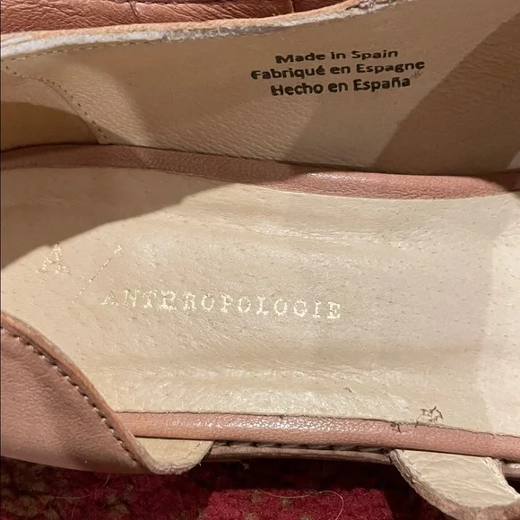 Anthropologie Pink Flats - Picture 2 of 5
